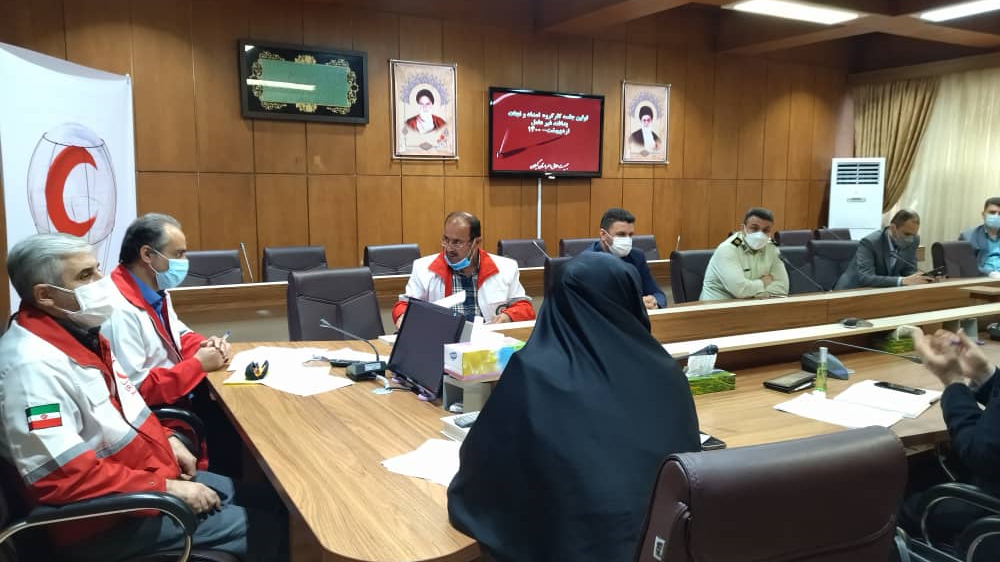 برگزاری نشست هم اندیشی مسئولین امور شعب با مدیرعامل هلال احمر گیلان